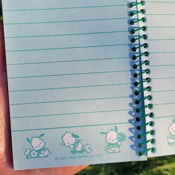Vintage authentic 1990s Y2K SANRIO Pochacco dog Hello Kitty spiral notebook - Picture 9 of 16